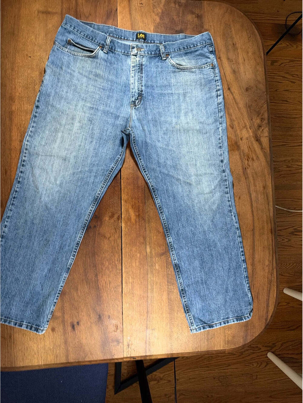 Lee Relaxed Fit Jeans Men’s 42x29 Blue Denim 100% Cotton